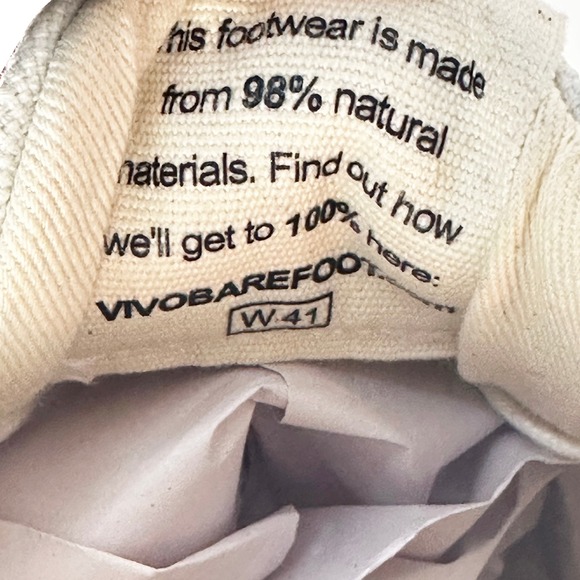 VIVO BAREFOOT Women's Gobi II Premium Canvas Sneakers • EUR 41 / US 10 • white - Picture 8 of 9